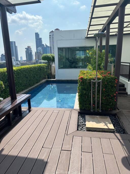 Delightful Condo In Central Location At Sukhumvit 49 Bangkok Esterno foto
