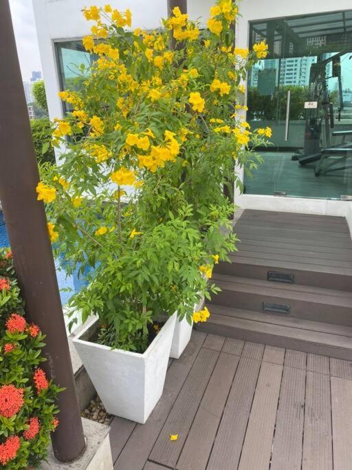 Delightful Condo In Central Location At Sukhumvit 49 Bangkok Esterno foto